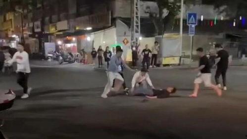 街头打架斗殴视频,一场激烈斗殴的惊心动魄现场